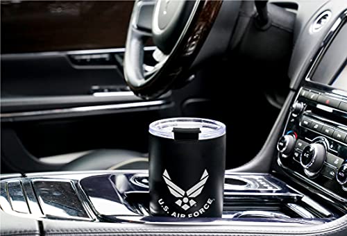 Air Force 20oz Insulated Tumbler - Double Wall Steel Coffee Mug with Lid - Variation of AIR FORCE / 20 Ounces