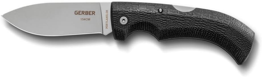 Gerber Gear Gator Folding Pocket Knife with Gator Grip for Gardening, Survival, Hunting, Camping and Bushcraft