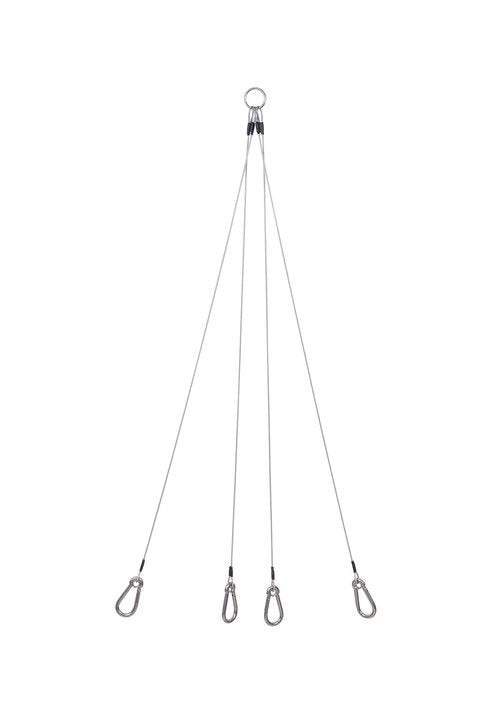 ZenWidea Heavy Duty Marine Grade Stainless Steel Crab Pot Harness 4 Arm Crab Trap Harness for Prawn Trap and Shrimp Pot