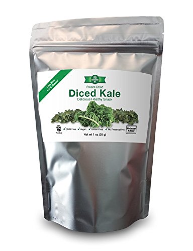 BioTree Labs Freeze Dried Broccoli Florets - Pack of 1 oz, 100% All Natural Healthy Snacks | Great for Hiking, Backpacking, Adding to Pasta or Broths in Cooking | NO Added Sugar or Preservatives