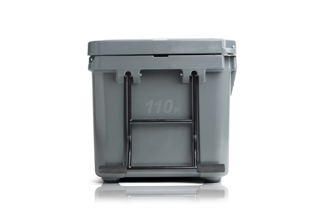 110 Quart Gray Wheeled Cooler + Soft Sided Cooler Tote