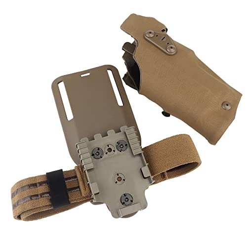 AOTUMUT Tactical Holster Drop Adapter for G17 G19, X300/X300U Light - Variation GB-74 CB