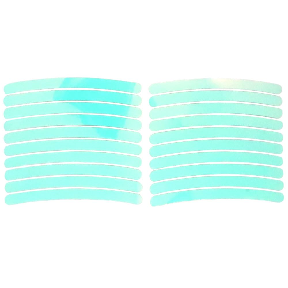 40 Pcs 2.76'' Reflective Wheel Rim Stripe Decal Sticker for Motorcycle, Car, Cycling, Bike - Night Safety Decoration, Universal Rim Reflective Stickers - Laser