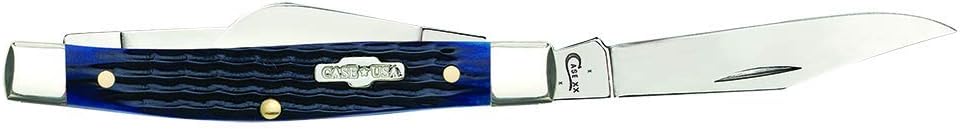 Case WR XX Pocket Knife Navy Blue Medium Stockman Item #2806 - (6344 SS) - Length Closed: 3 1/4 Inches