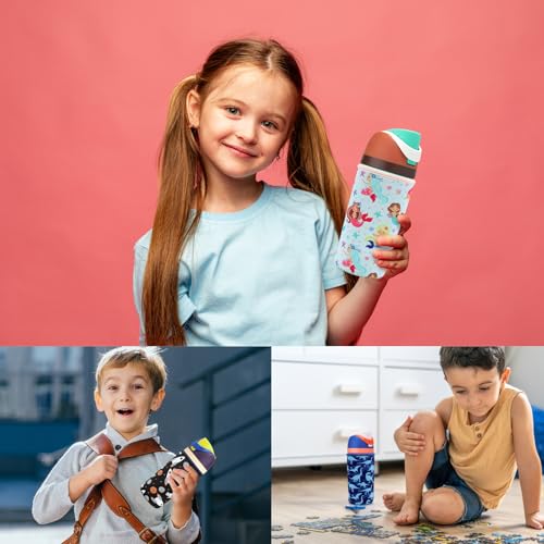 Unicorn World Kids Water Bottle Sleeve for Owala 16 oz - Neoprene Cover for Boys Girls