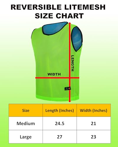 Breathable Reversible Basketball Jerseys 6 or 12 Pack for Men Women - Athletic & Lightweight