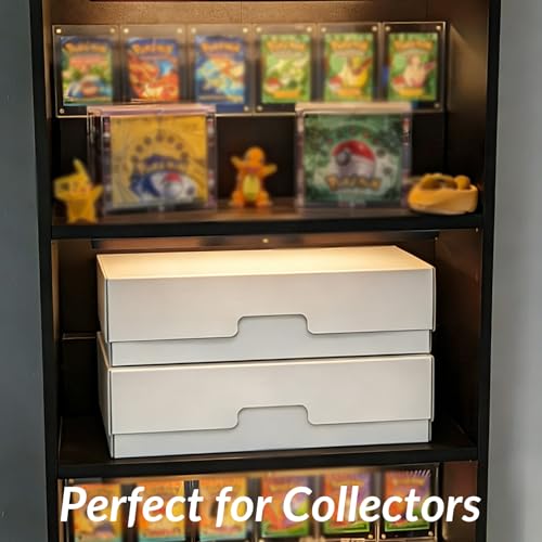 5 Row Trading Card Storage Box Bulk Pack for TCG, Magic, Sports Cards - 4000 Count