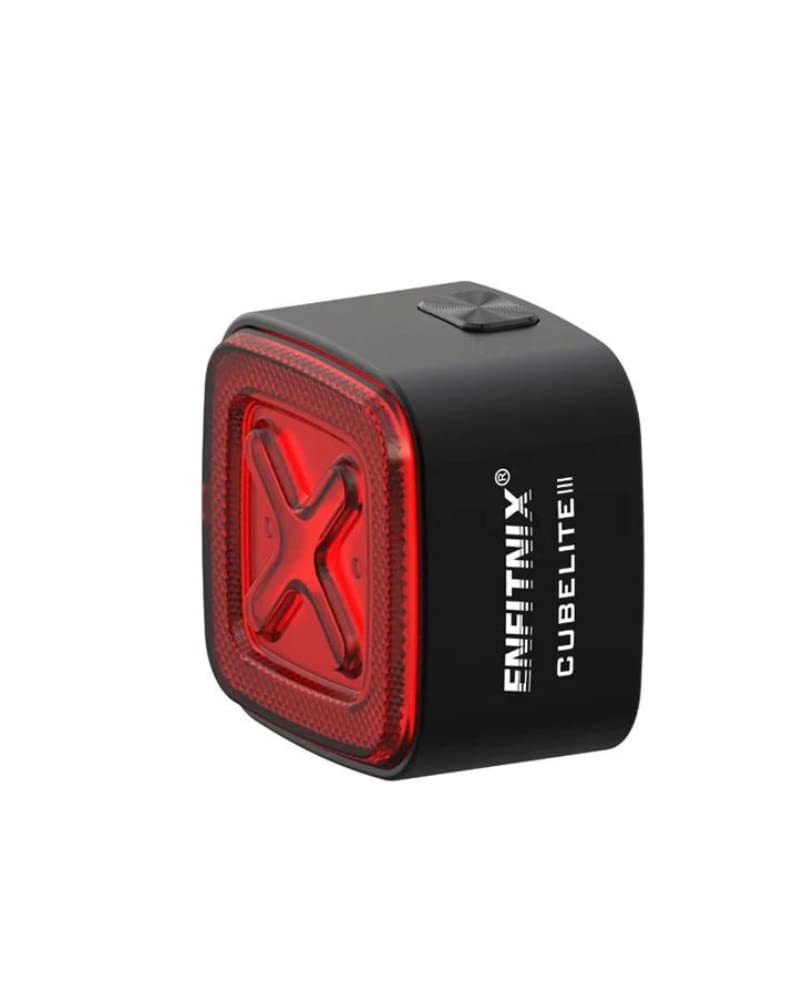 CUBELITE III Smart Bike Light,Ultra-high Visibility, Auto On/Off, Dual-Channel LED Automatic Brake-Sensing Taillight, USB Type-C Rechargeable Ultra-Long Standby, IPX6 Waterproof, 4 Lighting Modes.