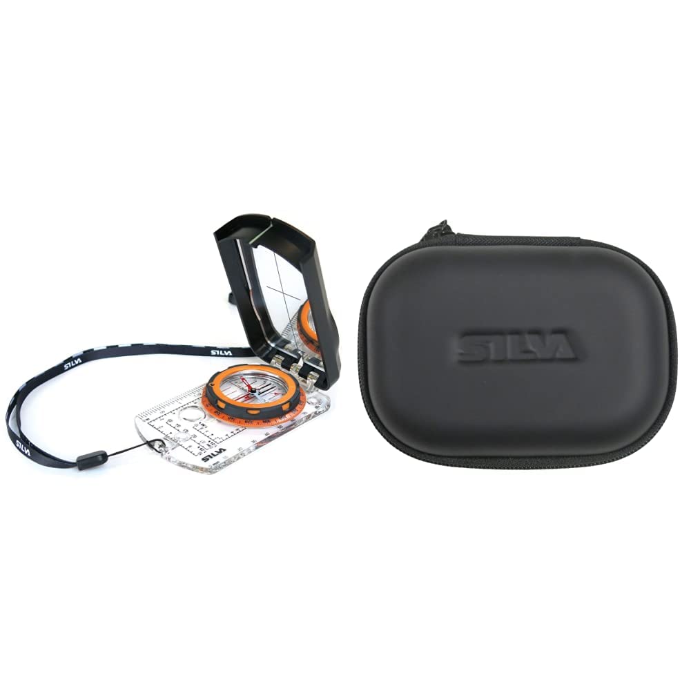 Silva Ranger 2.0 Advanced Compass Bundle with Case, Orange