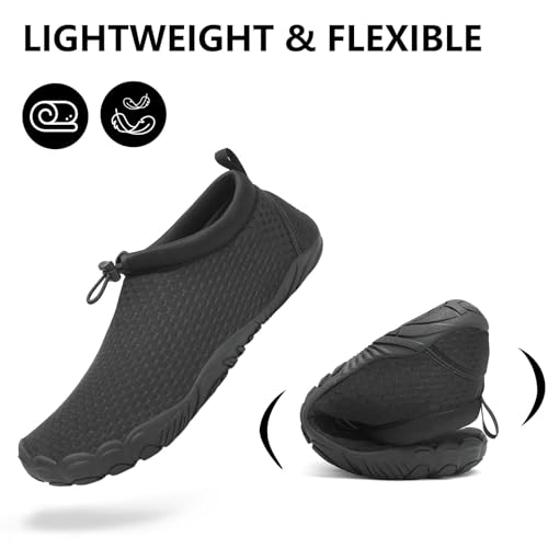 Mishansha Womens Barefoot Water Shoes Wide Toe Box Swim Shoes Quick Dry Non Slip