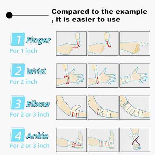 6 Pack Self Adhesive Bandage Wrap Colorful Pattern Print Elastic Cohesive Stretchy Sport Grip Tape for Finger Wrist Toe Vet Wraps
