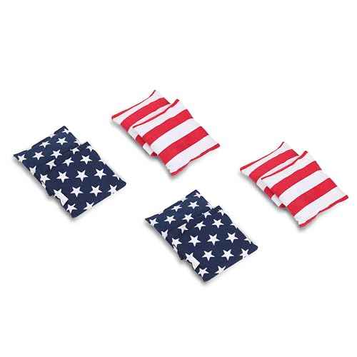 SPORT BEATS Cornhole Bags Set of 8 Regulation Weight & Size Includes Carry Case