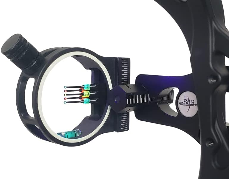 Universal Fit SAS Compound Bow LED Fiber Optic Sight Light - 3/8-32 Thread