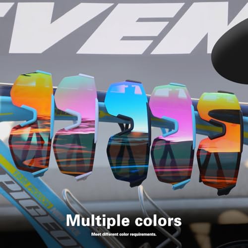 Youth Baseball Sunglasses UV Protection Kids Sports Goggles 3 Pack - Black & Multicolor