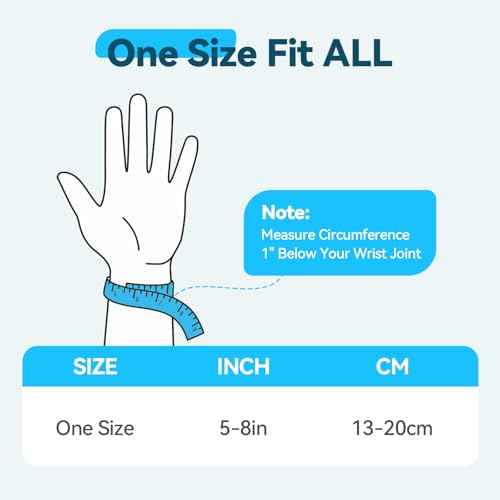 AGPTEK 2 Pack Wrist Hand Brace for Mild Carpal Tunnel Syndrome Arthritis Tendonitis Pain Relief, Adjustable Wrist Support for Weightlifting, Gym, Wrok, Sports, Daily Use-1 Pair