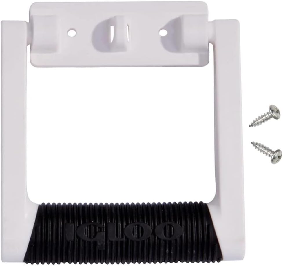 Igloo Premium Comfort Rubber Grip Swing-Up Handle, 25-75 Qt Coolers, White (1 Handle)