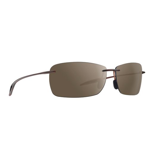 JULI Sports Sunglasses for Men Women Tr90 Rimless Frame for Running Fishing Golf Surf Driving MJ8010(Brown/Brown Silver)