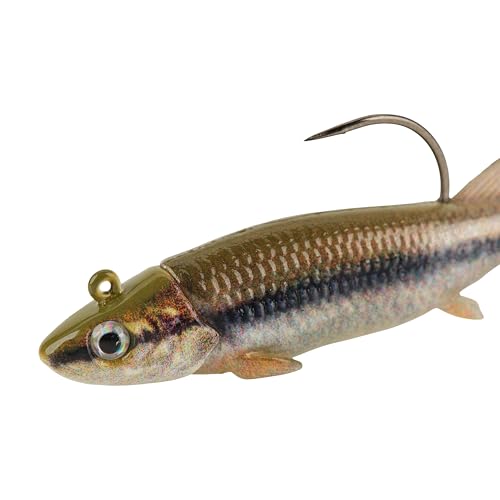 Berkley PowerBait Pre-Rigged Minnotator Fishing Bait, HD Blacknose Shiner, 2.5 in, Irresistible Scent & Flavor, Realistic Profile, Ready-to-Fish, Ideal for Bass, Crappie, Pike and More
