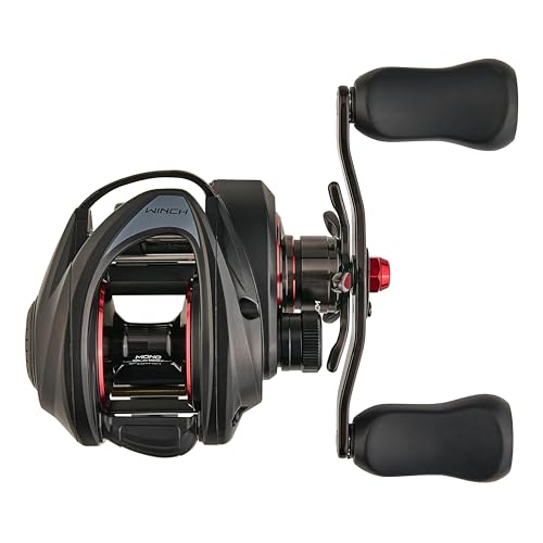 Abu Garcia Revo 5 Winch Low Profile Fishing Reel, Right Handle Position, X2-Craftic Alloy Frame & Asymmetrical Body Design, Durable, Lightweight Fishing Reels