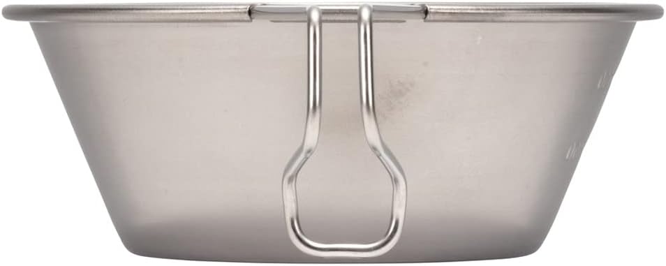 Snow Peak’s Titanium Sierra Cup, E-104, Japanese Titanium, Lifetime Product Guarantee, Lightweight, Compact for Camping or Backpacking