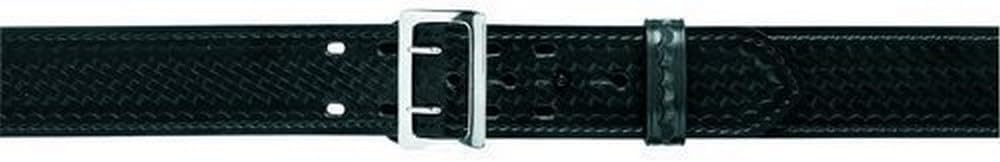 Safariland Bianchi 87v-36-8b 87v sam Brown w/Hook Lining 2.25", 36" Waist, Basket Weave Black w/Brass snap Closure