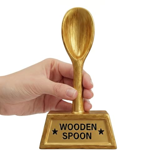 6 Inch Wooden Spoon Trophy - Funny Award for Cook-Offs & Bake-Offs