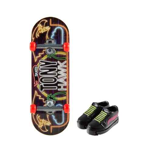 Hot Wheels Mattel Tony Hawk Moment Skate Fingerboard & Shoe Assortment