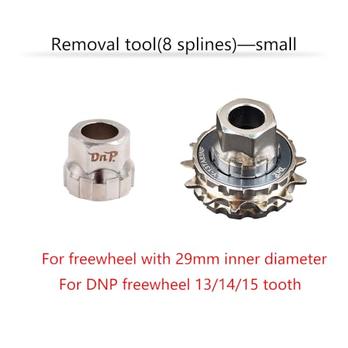 DRIFT MANIAC Single Speed Freewheel Removal Tool - 8 Notch, Nickel Plated, Small Variant