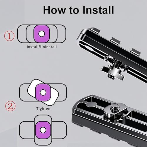 12PACK Aluminum Single Picatinny Rail Mount Accessories Set fit Rifle Mloc 3 5 7 9 11 13 Slots with T-Nuts Screws Allen Wrenches Aircraft Aluminum Alloy