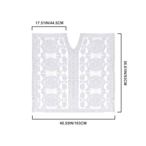 Womens Lace Bathing Suit Cover Up V Neck Beach Coverup Summer Swim Coverups Loose Bikini Beach Dress