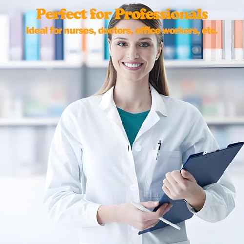 Badge Lights for Nurses Set, Mini Led Keychain Flashlights & Permanent Marker Pens, Nurse Light Set 12 Lumen Battery Operated, Badge Reel Pen Light for Nurses Doctor (12PCS)