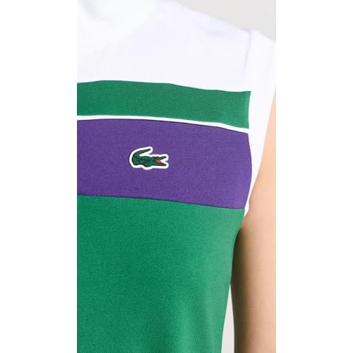 Lacoste x Bandier Women's 1/4 Zip Performance Tennis Dress