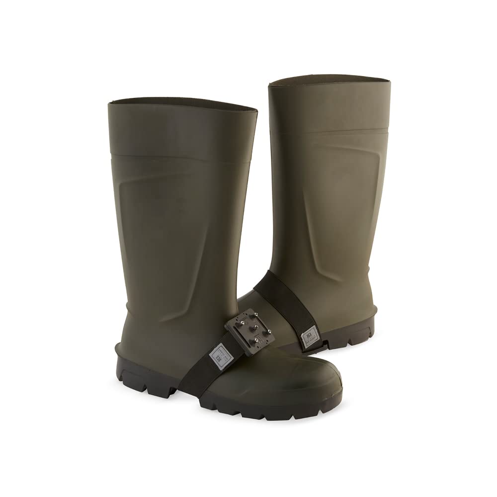 K1 Mid-Sole Ice Cleats for Men & Women - Rotatable Traction Aids For Winter Snow - Hi Vis - Low Profile