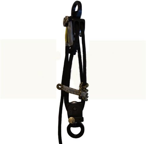 Rock Exotica Aztek Pulley & Rope Set CE/UIAA (Black)