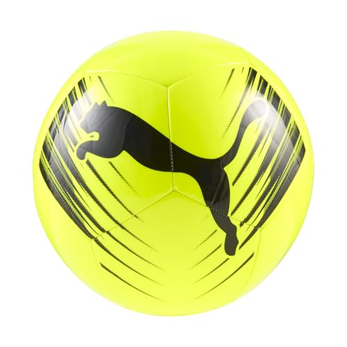 PUMA Unisex Attacanto Soccer Ball - Yellow Alert and Black 4