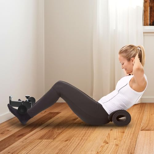 Wall Mounted Sit-Up Exercise Bar for Abdominal Workout - Steel & Foam Support