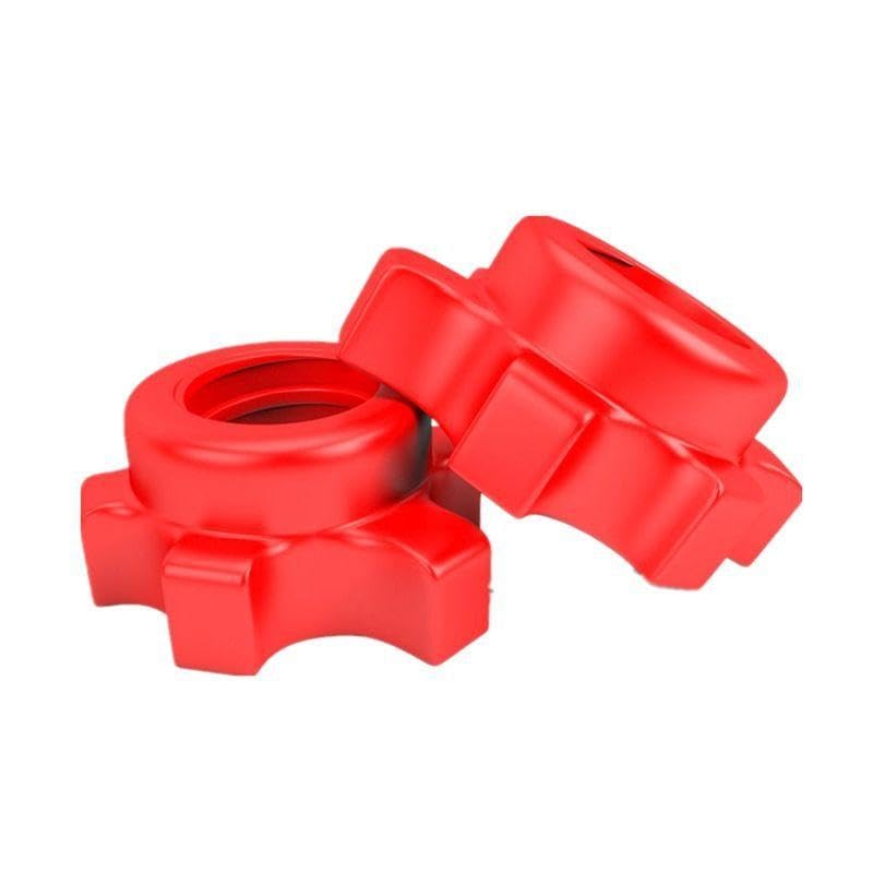 2x Dumbbell Handle Dumbellsweights Set Sturdy with 4 Collars Barbell Bar for Workout Strength Training Fitness Gym Attachment, 35cm