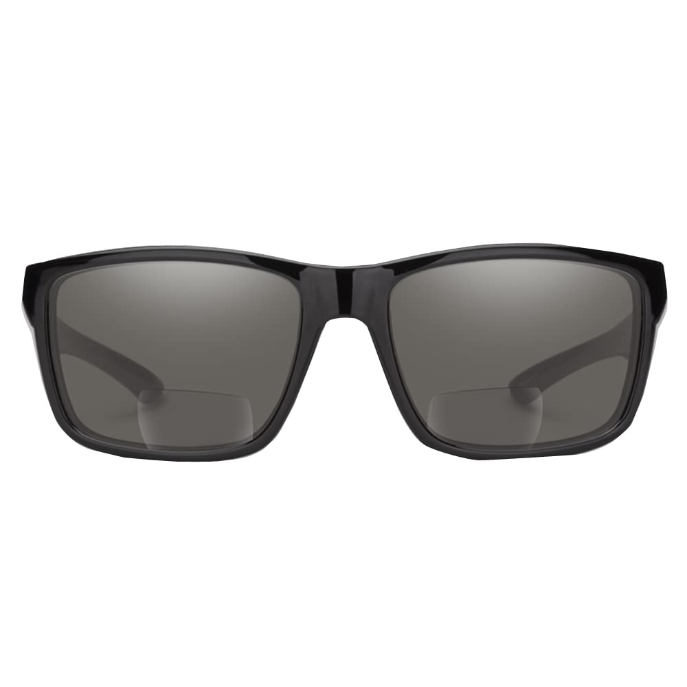 Smith Suncloud Mayor 2.00 Reader Sunglasses - Black | Polar Gray