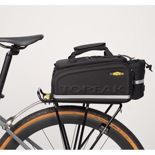 Topeak MTX TrunkBag - Rear Bicycle Bag - Spacious Storage and Easy Mounting