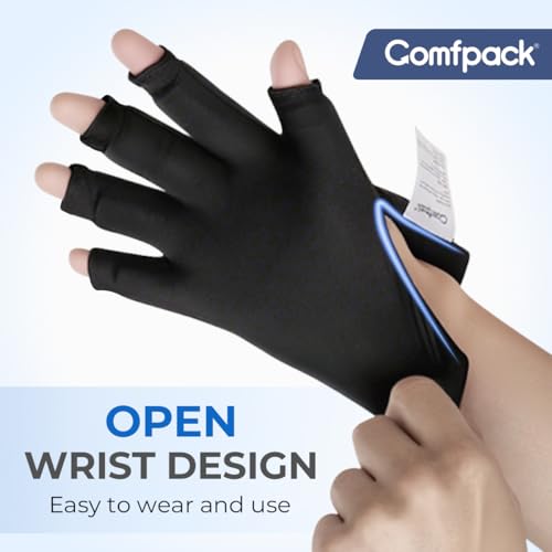 Hand Ice Pack Cooling Ice Glove for Pain Relief, Reusable Gel Finger Ice Pack Sleeve, Hot Cold Therapy Hand Wrist Ice Pack Wrap for Arthritis, Tendinitis, Carpal Tunnel