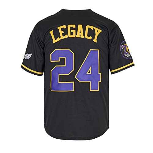 Men's Legend 8 24 Movie Baseball Jersey Stitched