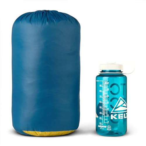 Kelty Cosmic 20 Down Mummy Sleeping Bag for Backpacking, Campers, 550 Fill Power, Recycled Fabrics with PFAS-Free DWR, Designed in Sunny Colorado, USA, 2024 Model (Regular)