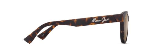 Maui Jim Maoli Round Sunglasses, Matte Dark Havana/Hcl Bronze Polarized, Medium
