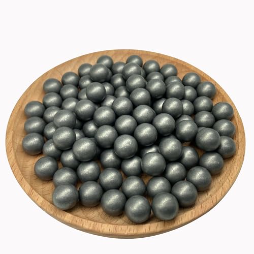 70 x 43 Caliber Aluminum Balls for Training Self Defense and Target Practice, Solid Hard .43 Cal Balls Fit for T4E Walther PPQ/ TPM1 and Glock17/G17 Gen 5(BLK)