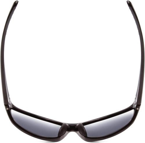 Coyote Eyewear FP-05 Floating Polarized Sunglasses, Black Frame, Gray Lens
