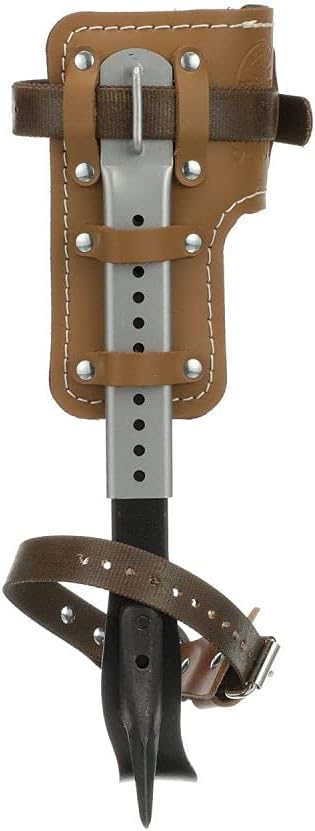 Klein Tools CN1907AR Leather Tree Climber Set 2-3/4-Inch Gaffs, 15 to 19-Inch