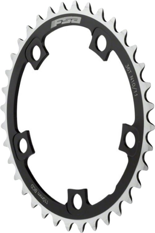FSA Pro Road N10/11 110BCD Chainring-Black, 110 x 36t