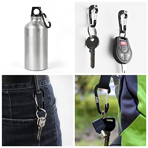 EOTW Paracord Keychain Carabiner Key Chain Lanyard Braided with Aluminum Clip D Ring for Water Bottle Backpack Men Women Camping Hiking Outdoor Gear