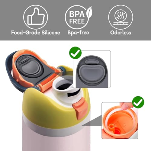 3 Grey Replacement Stopper and O Ring Set for Owala Water Bottles - Compatible with 16/19/24/32/40oz