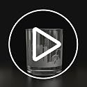 Chicago Whiskey Glasses Set of 2 - Skyline Etched Old Fashioned Tumblers for Chicago Lovers